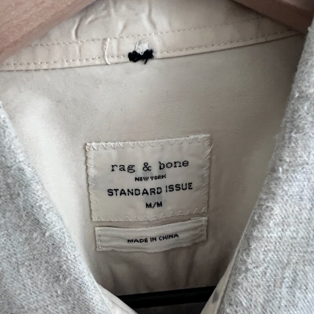 Rag & Bone Cotton Button Down Shirt - Picture 3 of 9